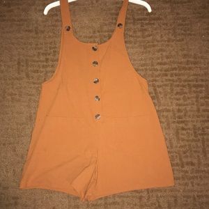 Burnt orange summer overall/romper
